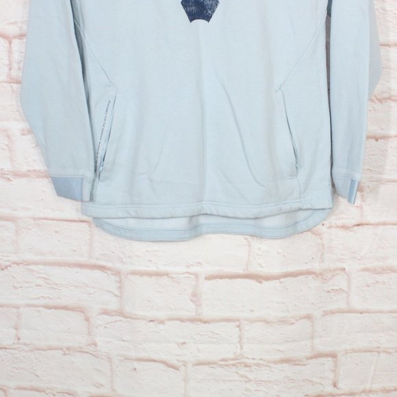 Under Armour Blue Polyester Blend Pullover Hooded Sweatshirt Size XXL - Picture 3 of 8